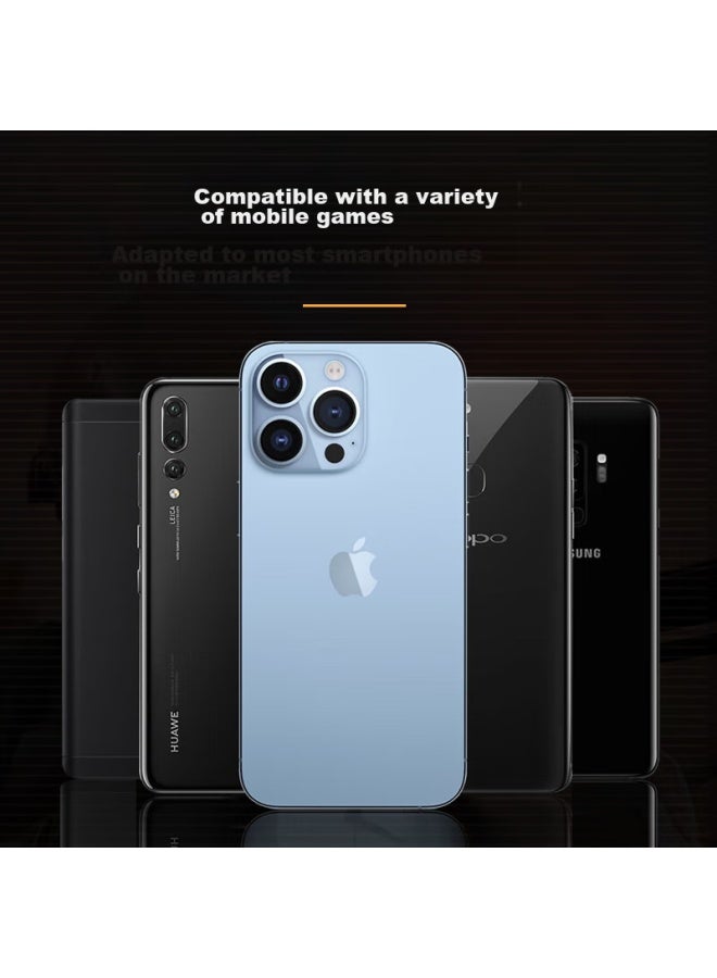 ISKA Yisika, Pubg Gadget, Four And Six-finger Mobile Game Peace Elite Physical Mechanical Button Auxiliary Gun Pressing Handheld Game Accessory, Clicker, Shoulder Keyboard, Specially Designed For Apple And Android, Yx64 - Image 4