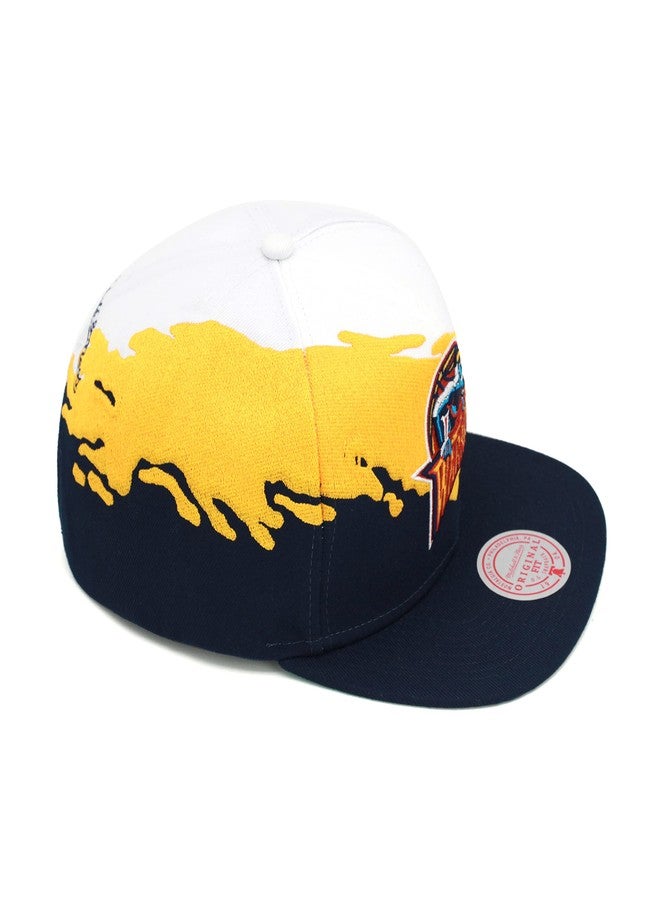 ميتشل آند نيس قبعة ميتشل آند نيس غولدن ستيت واريورز سناباك قابلة للتعديل - أصفر/كحلي/أبيض، مقاس واحد، متعددة الألوان، مقاس واحد - Image 2