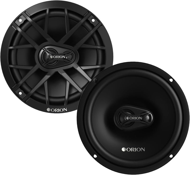 Orion نظام صوتي للسيارة XTR Series XTR65.3 ثلاثي الاتجاهات - مكبرات صوت 6.5 بوصة، نطاق كامل، صوت جهير معزز، 400 واط، 4 أوم، تركيب سهل، مخروط بولي بروبيلين مع محيط مطاطي بوتيل (زوج) - Image 2