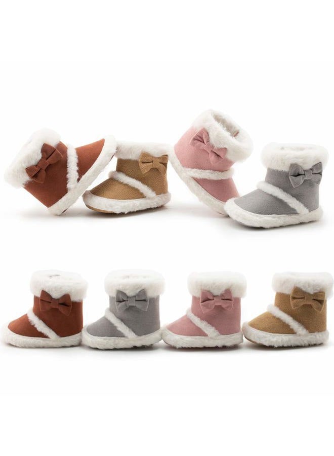 Zoolar Infant Baby Boy Girl Soft Bottom Anti-Slip Prewalker Crib Shoes Tassel Ankle Boots - Image 4