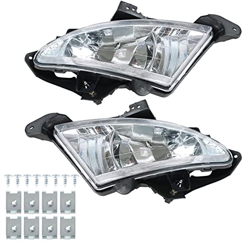 Silscvtt 2Pcs Fog Lights Assembly Replacement for Hyundai Elantra 2007-2010 with Bulbs Driving Fog Lights Lamp Kit Driver & Passenger Side - Image 4