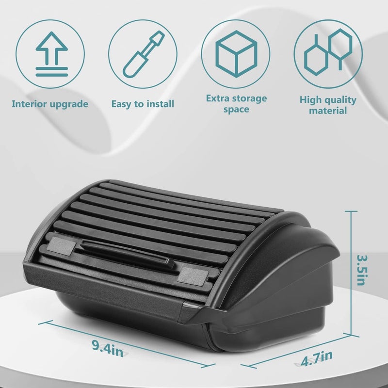 Dashboard Storage Organizer Tray For Jeep Wrangler JK JKU 2011-2018, Interior Dash Tray Box For Sahara, Sport And Rubicon - Image 2