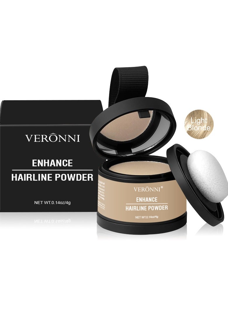 VERONNI Enhance Hairline Powder, Hairbear Hair Filler,Hairline Shadow Powder,Hairline Powder Instantly Conceals,Instant Volume&scalp Coverage for Thinning Hair,Fast & Full Care, 100% Water Sweat Resistant - Image 1
