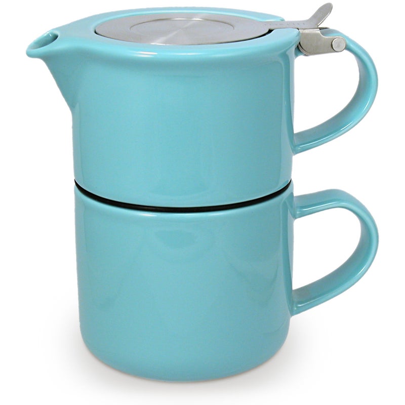 FORLIFE Tea for One with Infuser 14 ounces Turquoise