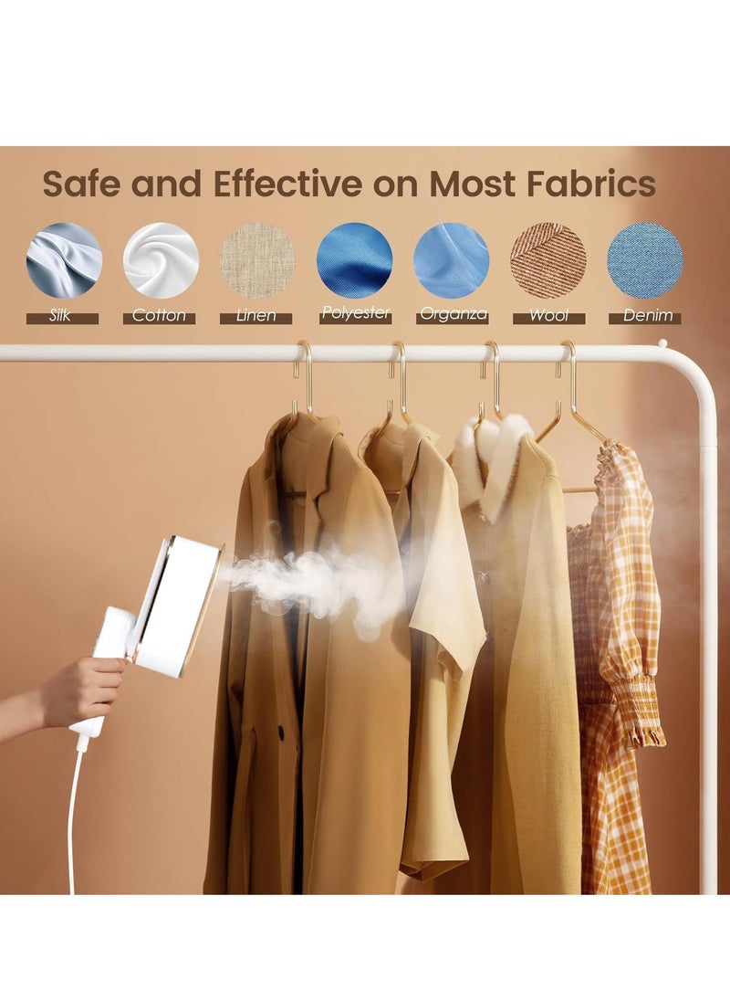 Eesyy Compact Handheld Clothes Steamer, 9s Fast Heat-Up with 1800W Power, Portable Garment Steamer for Wrinkle Removal, 150ml Water Tank, Perfect for Home and Travel  - Image 2