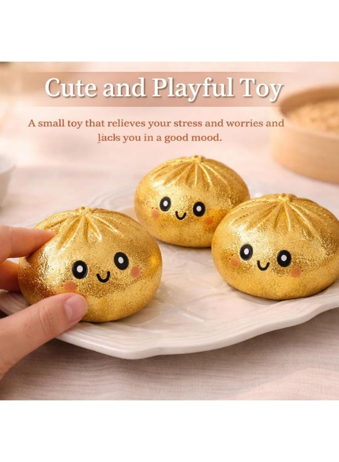 squishy Dumpling Squishy Surprise Box, Dumpling Squishy, Glitter Dumplings Squishies with Steamer Box, Surprise Box Design for Endless Fun (1Pc) - Image 3