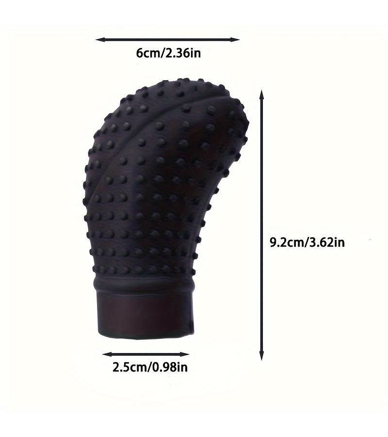 Red Universal Non Slip Car Manual Gear Shift Cover Grip Protective Sleeve - Image 2