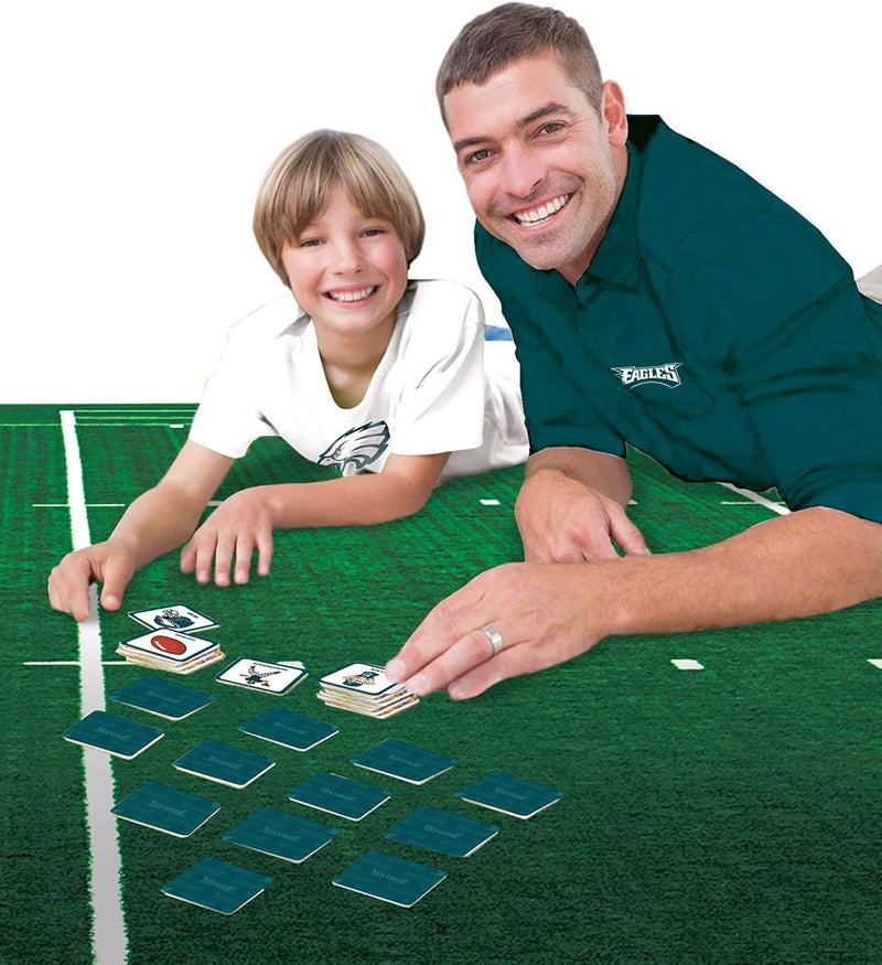 Master Pieces Sports Games - Philadelphia Eagles NFL Matching Game - Game for Kids and Family - Laugh and Learn - Image 2