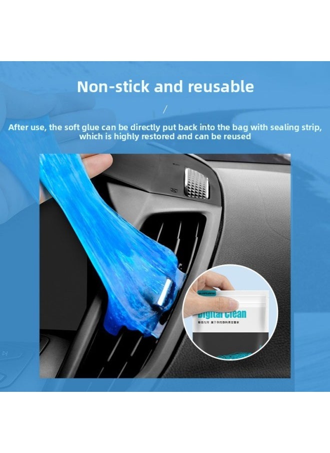 General - Keyboard Cleaning Mud Soft Glue Mud Computer Mechanical Keyboard Cleaning Artifact Laptop Mobile Phone Dust Cleaning Tool-Color:4-pack 【200g/can】 Keyboard/digital Equipment Cleaning - Image 1