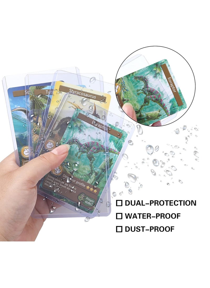 Fanski - 50PCS Card Sleeves Hard Plastic for Baseball Protective Holder Trading Cards,Sports Cards 3 x 4 Inch Clear - Image 1