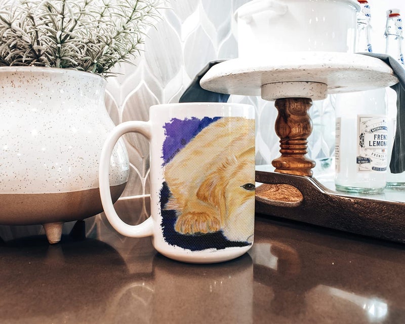 Caroline's Treasures SS8212CM15 Golden Retriever Dishwasher Safe Microwavable Ceramic Coffee Mug 15 ounce, 15 ounce, multicolor - Image 4
