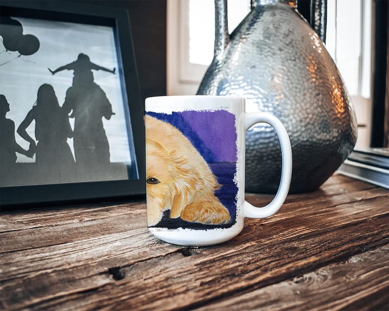 Caroline's Treasures SS8212CM15 Golden Retriever Dishwasher Safe Microwavable Ceramic Coffee Mug 15 ounce, 15 ounce, multicolor - Image 5
