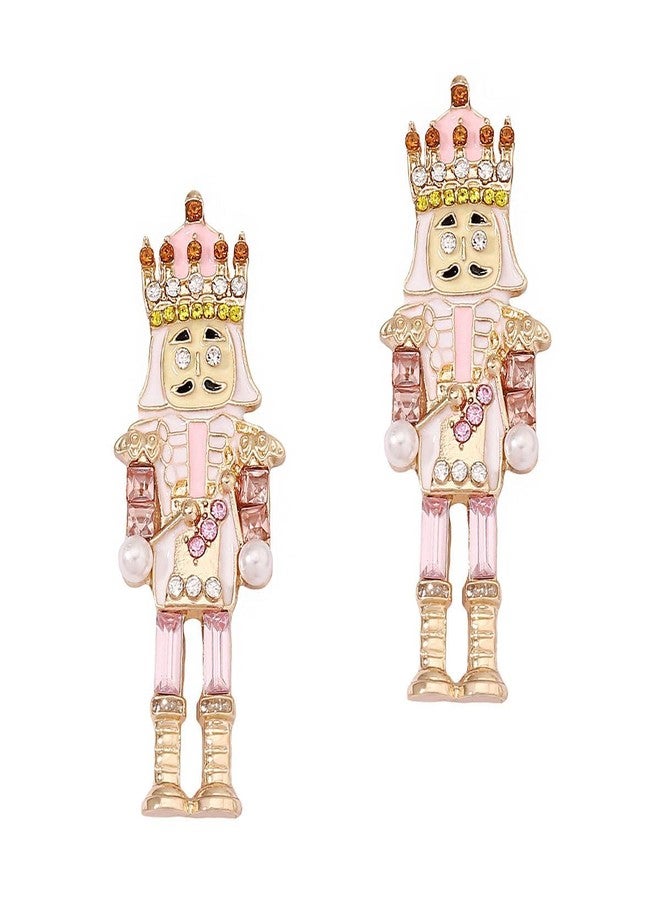 ZMANYIJEW Christmas Earrings Nutcracker earrings stud for Women Cute and Interesting Nutcracker Jewelry Holiday Earring Christmas Stocking Stuffers (color) - Image 1