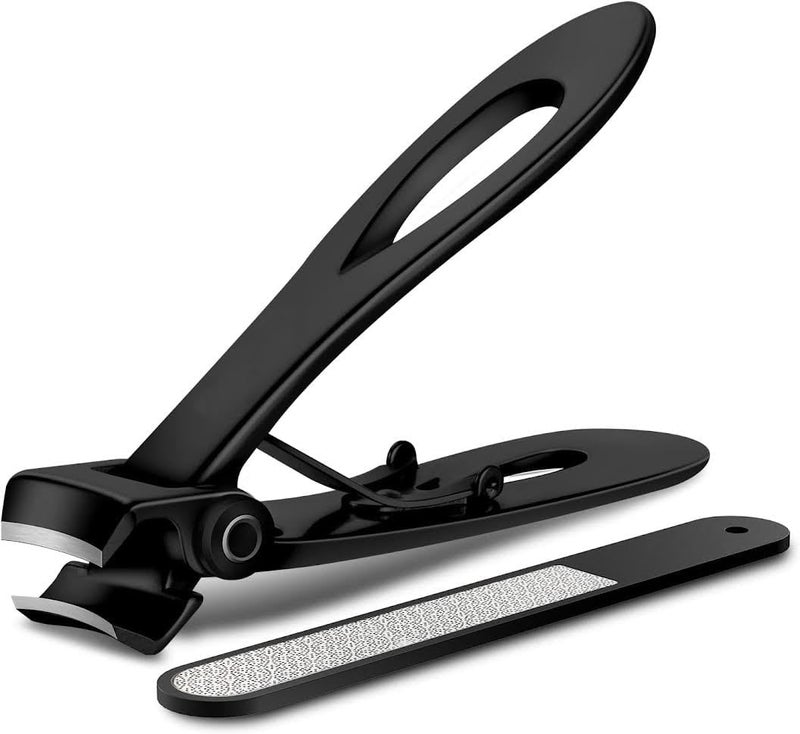 SNEHIDA SNEHIDA Nail Cutter for Men Toe Nail Cutter for Thick Nails Cutting Clipper Trimmer for Women WideOpening Sharp Jaws Stainless Steel Large Nail Clippers Set with Nail FilePack of 1  - Image 1