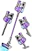 BLAXTEM 4in1 Toy Kids Vacuum That Works with Suction Electric Toy Toddler Vacuum Cleaner for Children Ages 3 4 5 6 Boys GirlsToddlers Toys Cleaning Set for Pretend Play Purple - Image 2