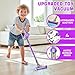BLAXTEM 4in1 Toy Kids Vacuum That Works with Suction Electric Toy Toddler Vacuum Cleaner for Children Ages 3 4 5 6 Boys GirlsToddlers Toys Cleaning Set for Pretend Play Purple - Image 4