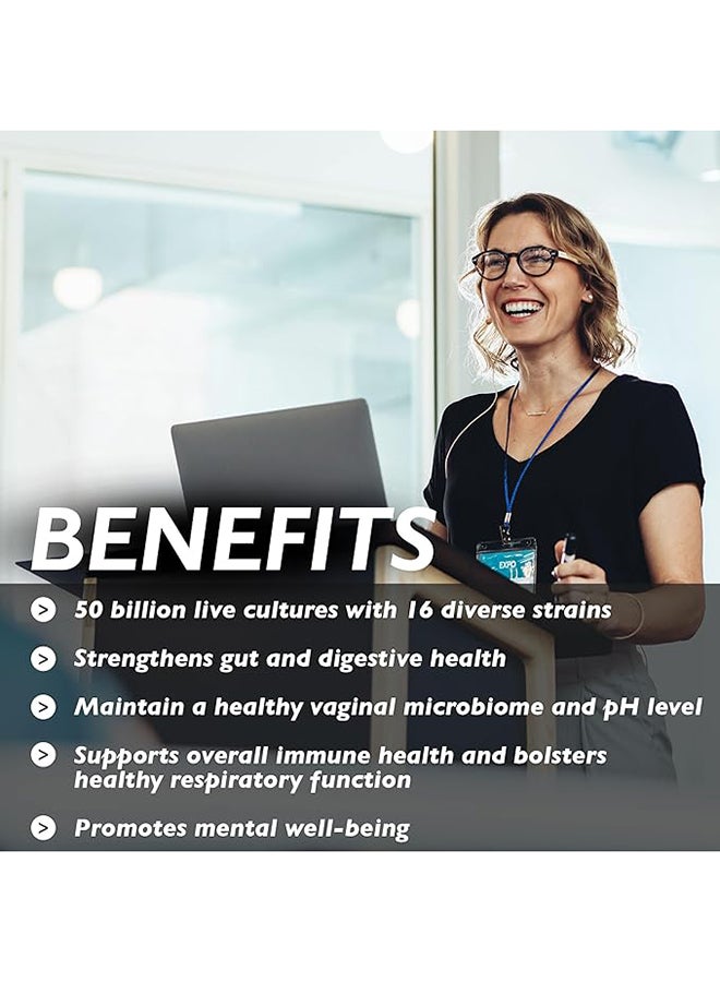 Organic Earth Once A Day Formula For Digestive Balance Womens Health And Immune Health With 50 Billion Cfu And 16 Probiotic Strains - Image 5