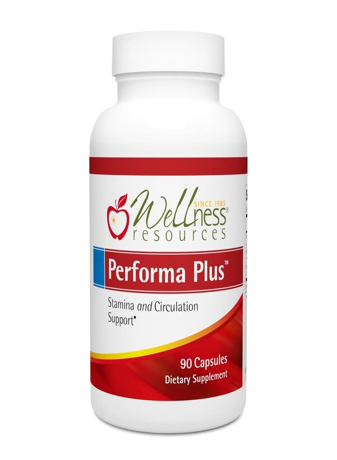 Wellness Resources Performa Plus with Advanced Absorption Nitrosigine L-Arginine. Promotes Nitric Oxide (eNOS) Production. Panax Ginseng, GSE (90 cpasules) - Image 1