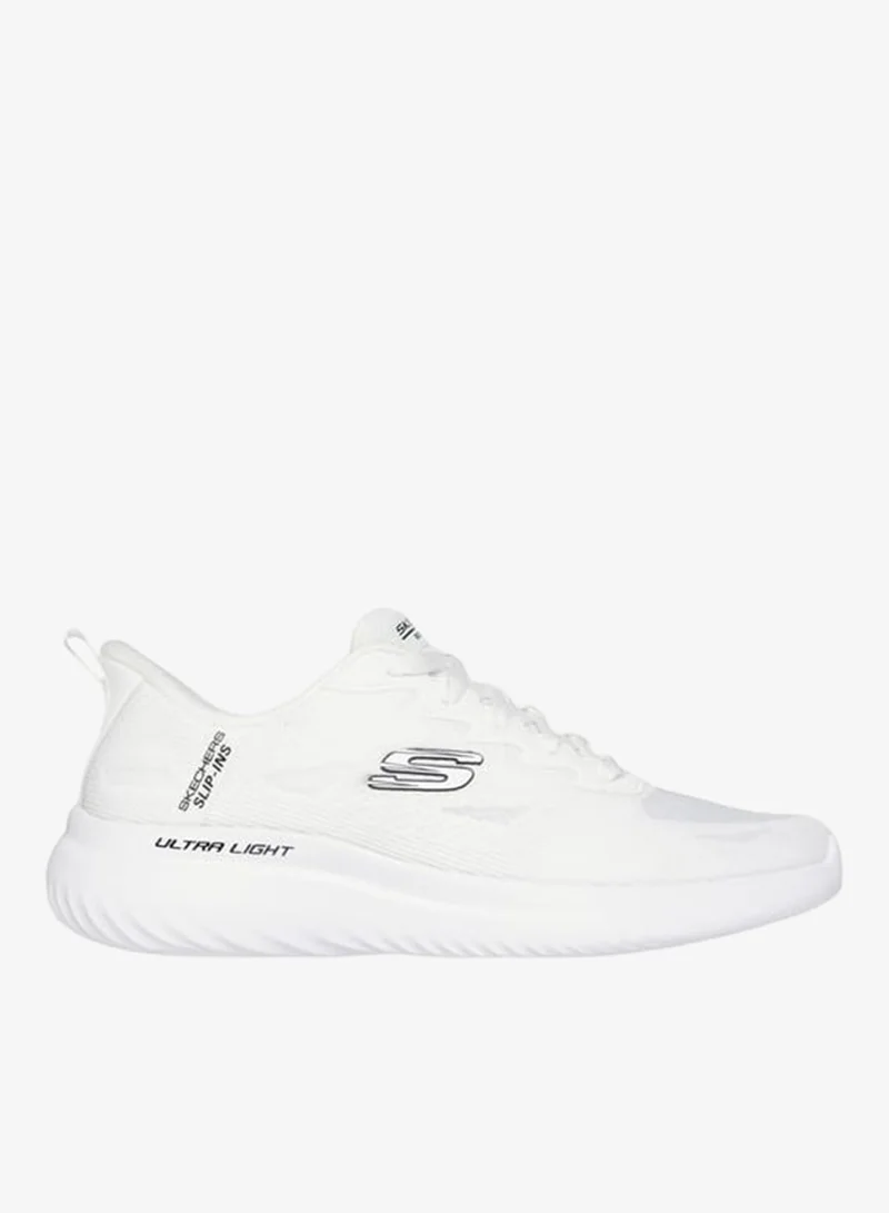 SKECHERS Men's Logo Detail Sports Shoes With Lace-Up Closure - Bounder 2.0