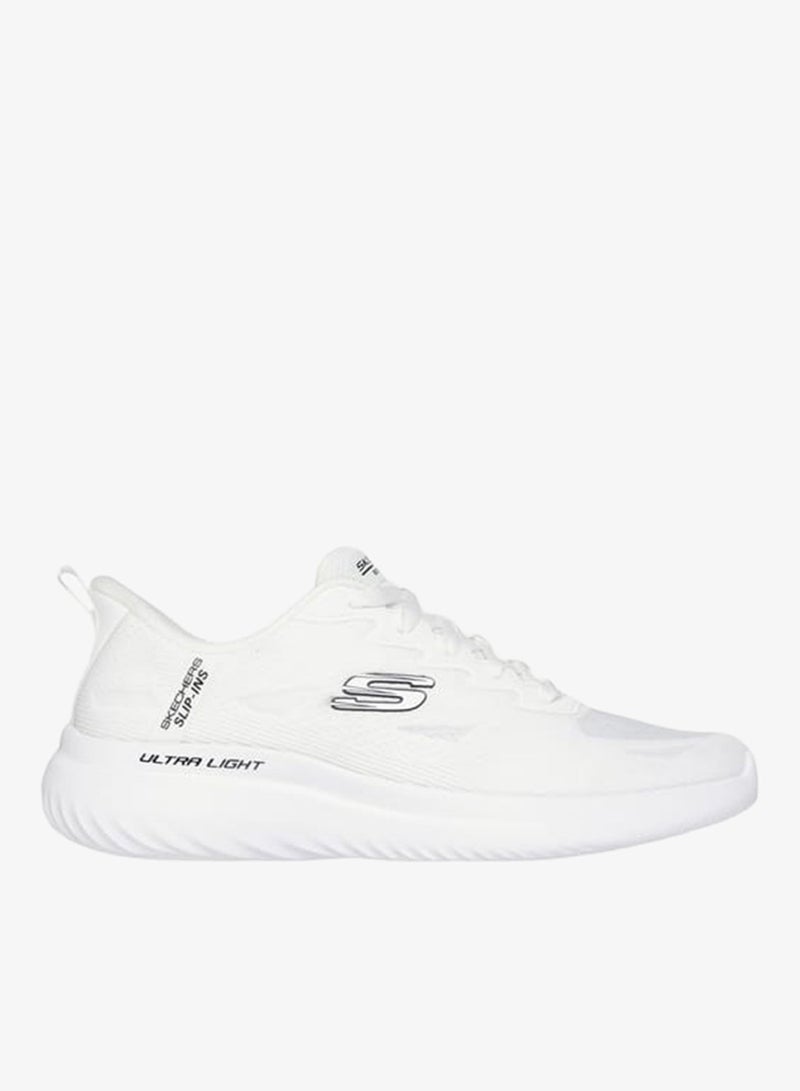 سكيتشرز أحذية رياضية رجالية بتفاصيل شعار وإغلاق برباط - باوندر . - Image 1