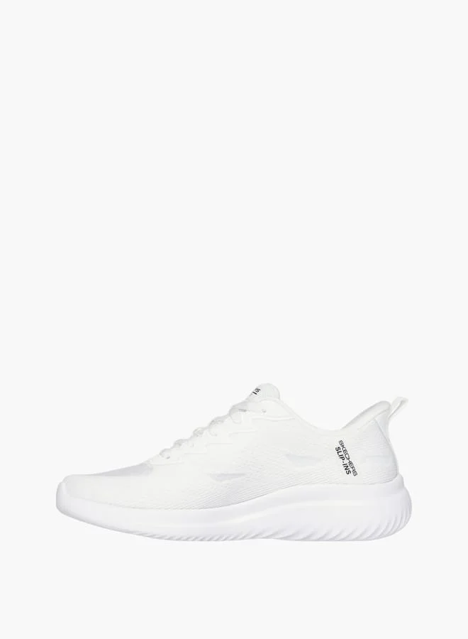 SKECHERS Men's Logo Detail Sports Shoes With Lace-Up Closure - Bounder 2.0