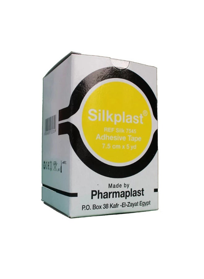سيلك بلاست شريط طبي لاصق 7.5 سم من سيلك بلاست - Image 1