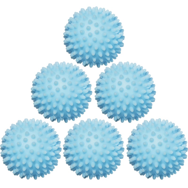 Handy Laundry Reusable Laundry Dryer Balls - A Natural Alternative to Fabric Softener, Reduce Drying Time and Save on Energy, Soft Fluffy Clothes, Fewer Wrinkles, Less Static Cling (Pack of 6) - Image 1