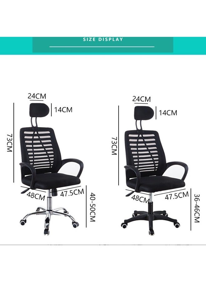 JCB CHIC Mesh Executive Office Home Chair 360° Swivel Ergonomic Adjustable Height Lumbar Support Back - Image 2