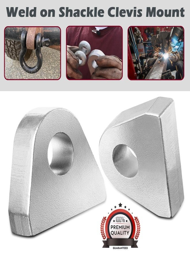 Camoo 1-inch Thickness Version of Weld on Clevis Mounts Kit,2PCS/Kit - Image 2