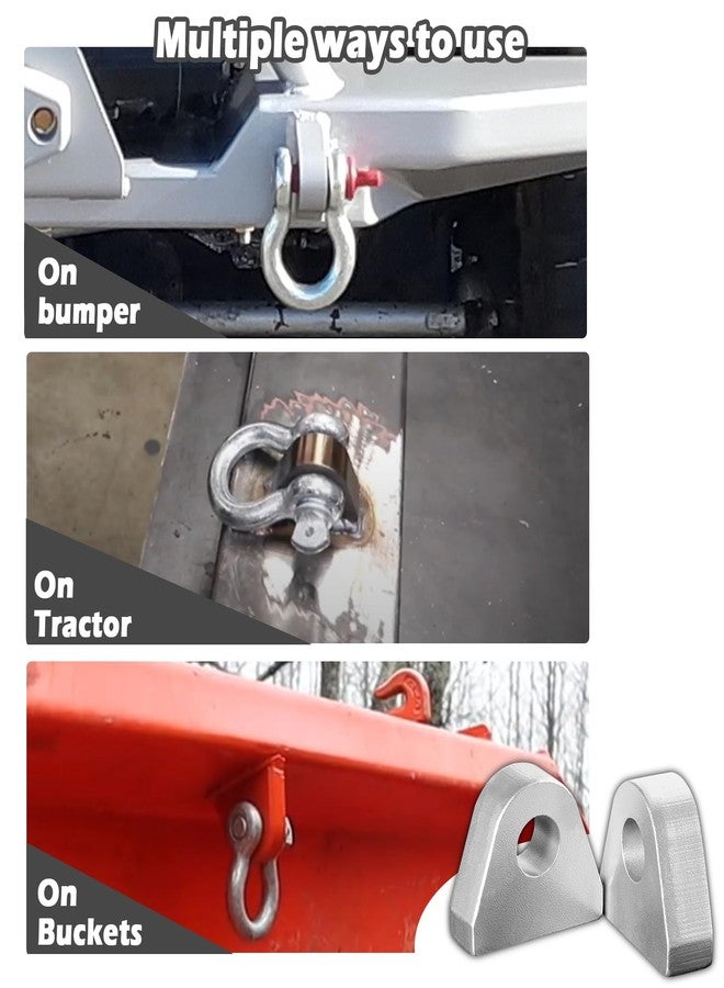 Camoo 1-inch Thickness Version of Weld on Clevis Mounts Kit,2PCS/Kit - Image 4