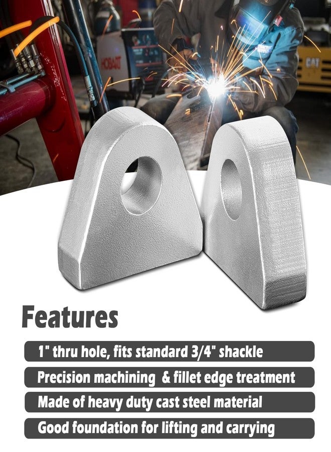 Camoo 1-inch Thickness Version of Weld on Clevis Mounts Kit,2PCS/Kit - Image 3