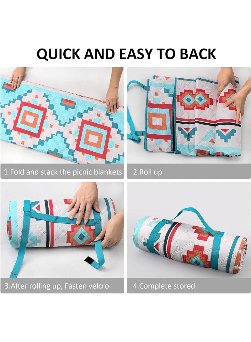 Y&D 1.5*2Meter Outdoor Moisture Proof Folding Beach Camping Waterproof Picnic Mat - Image 2