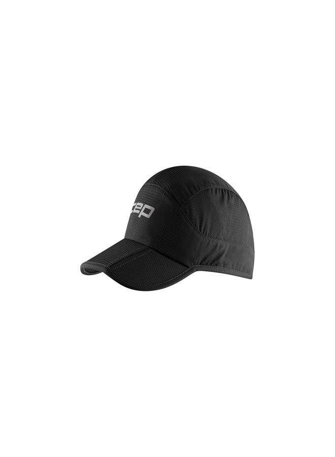 CEP Core Run Foldable Cap, Black, Unisex, OS - Image 2