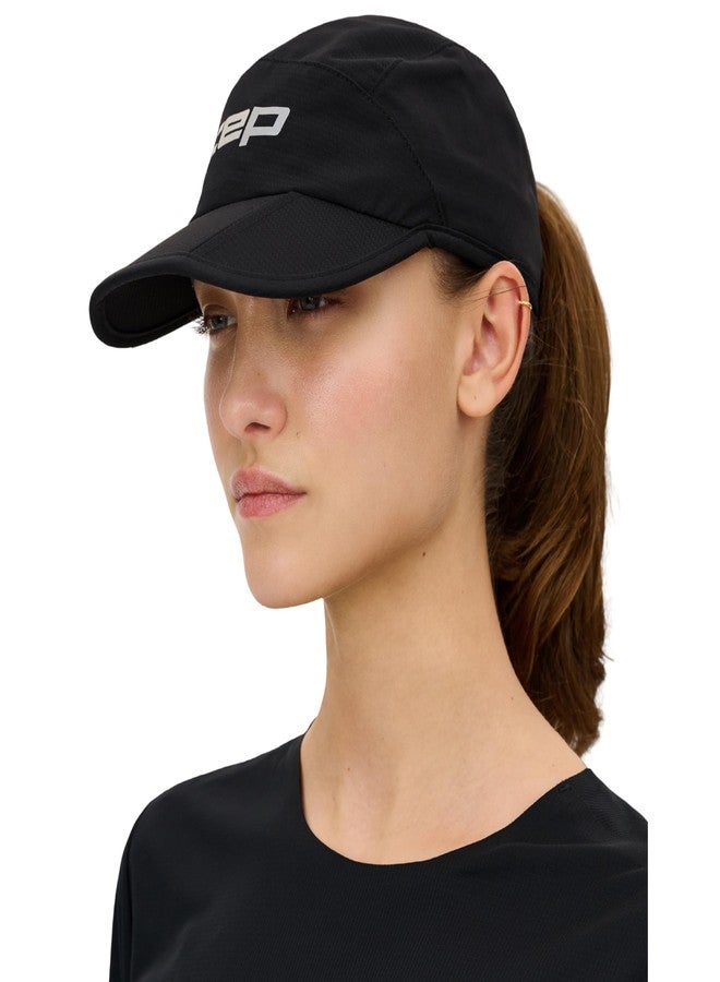 CEP Core Run Foldable Cap, Black, Unisex, OS - Image 5