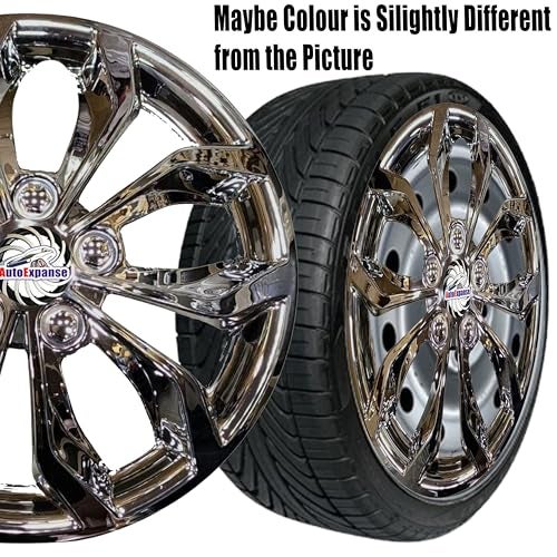 AutoExpanse Car Accessories Wheel Cap, Hub Cap Wheel Cover for Aura, Baleno, Dzire, Ertiga, Fusion, Innova, Ignis, Swift Universal for All 15 Inch Car (FURY-15INCH-CHROME) - Image 5