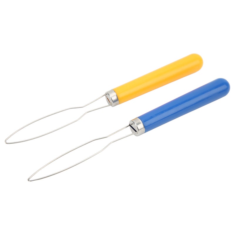 2PCS Button Hook Multi Color Mix Button Hook Helper Portable Button Hook Tool for Sewing Tailoring - Image 5