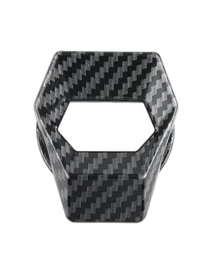 Aluminum Alloy Engine Start Stop Button Cover Ignition Ring Carbon Fiber Protective Auto Interior Accessory - Image 1