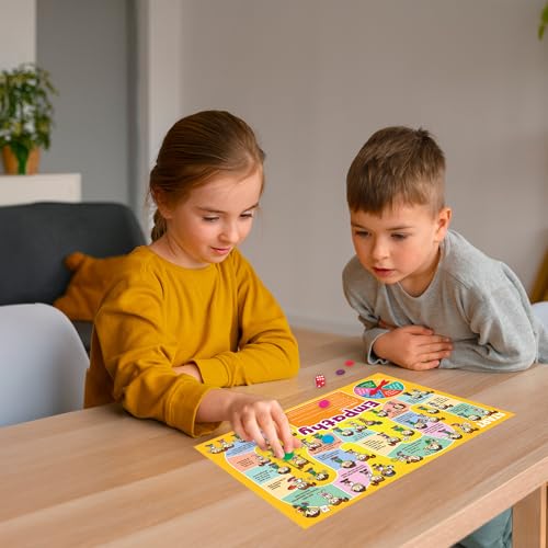 Junior Learning Social Skills Board Games, 4 Games, Ages 5-8, Empathy & Manners, Grade 1-2 - Image 2