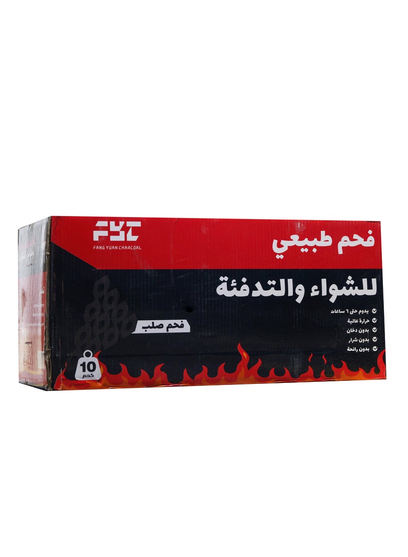 أف واي سي فحم شواء مضغوط – مزيج البامبو والتفاح | يدوم حتى 6 ساعات – شكل أسطواني - Image 1