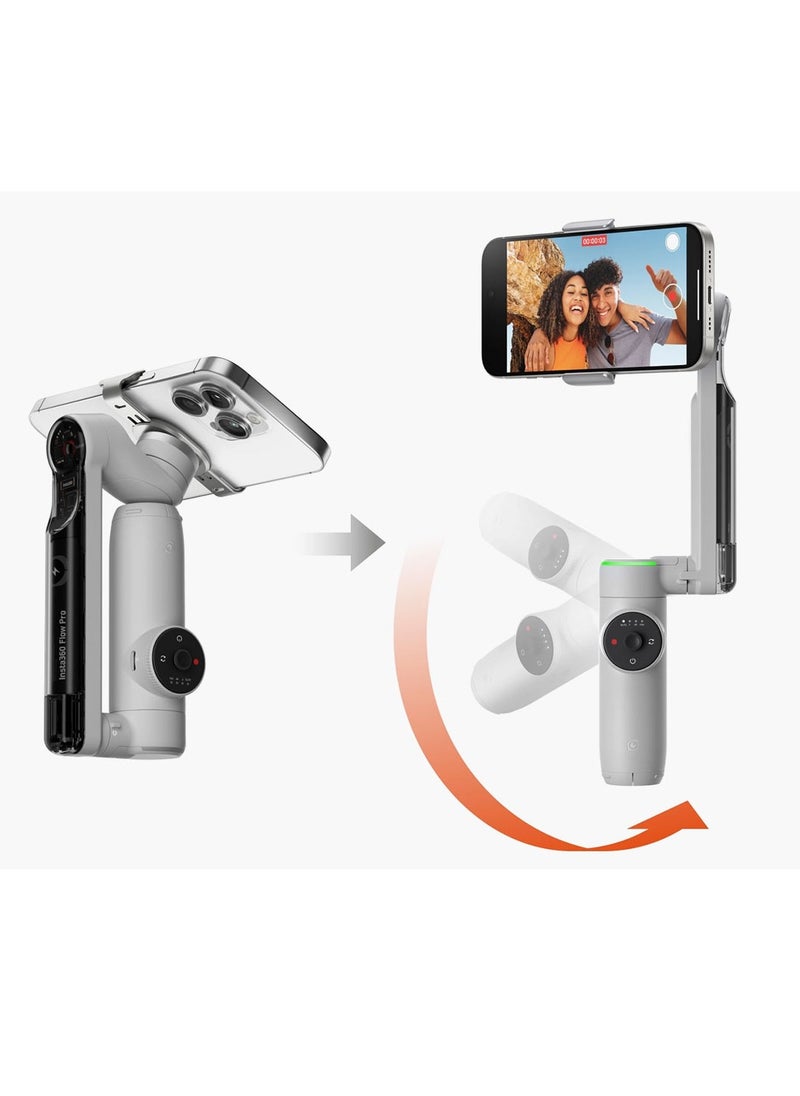 Insta360 Insta360 Flow Pro The Al Tracking Stabilizer for iPhone Grey  - Image 4