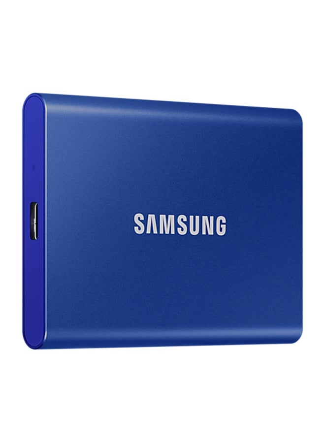 Samsung 1TB T7 USB 3.2 Gen.2 Portable SSD, Up to 1,050MB/sec Read & Up to 1,000 MB/sec Write Speeds, 256-Bit AES Hardware Encryption, PCIe NVMe Technology, Blue | MU-PC1T0H/WW 1 TB - Image 2