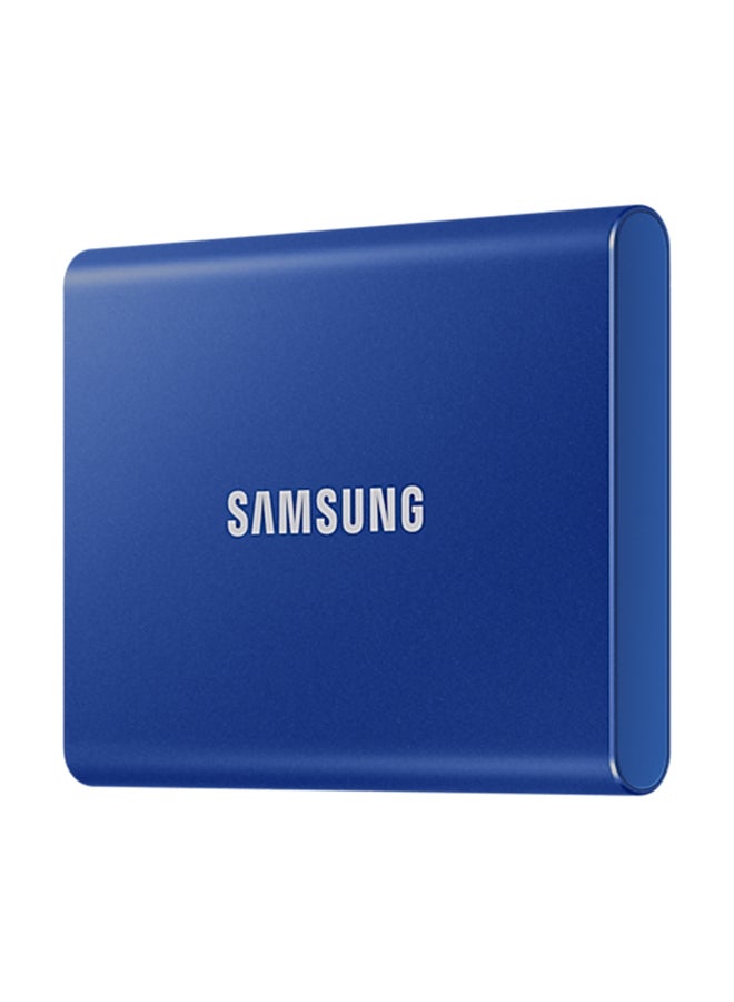 Samsung 1TB T7 USB 3.2 Gen.2 Portable SSD, Up to 1,050MB/sec Read & Up to 1,000 MB/sec Write Speeds, 256-Bit AES Hardware Encryption, PCIe NVMe Technology, Blue | MU-PC1T0H/WW 1 TB - Image 3