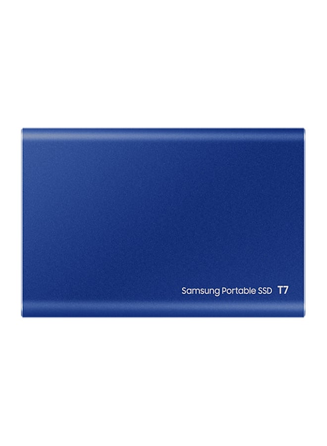 Samsung 1TB T7 USB 3.2 Gen.2 Portable SSD, Up to 1,050MB/sec Read & Up to 1,000 MB/sec Write Speeds, 256-Bit AES Hardware Encryption, PCIe NVMe Technology, Blue | MU-PC1T0H/WW 1 TB - Image 4