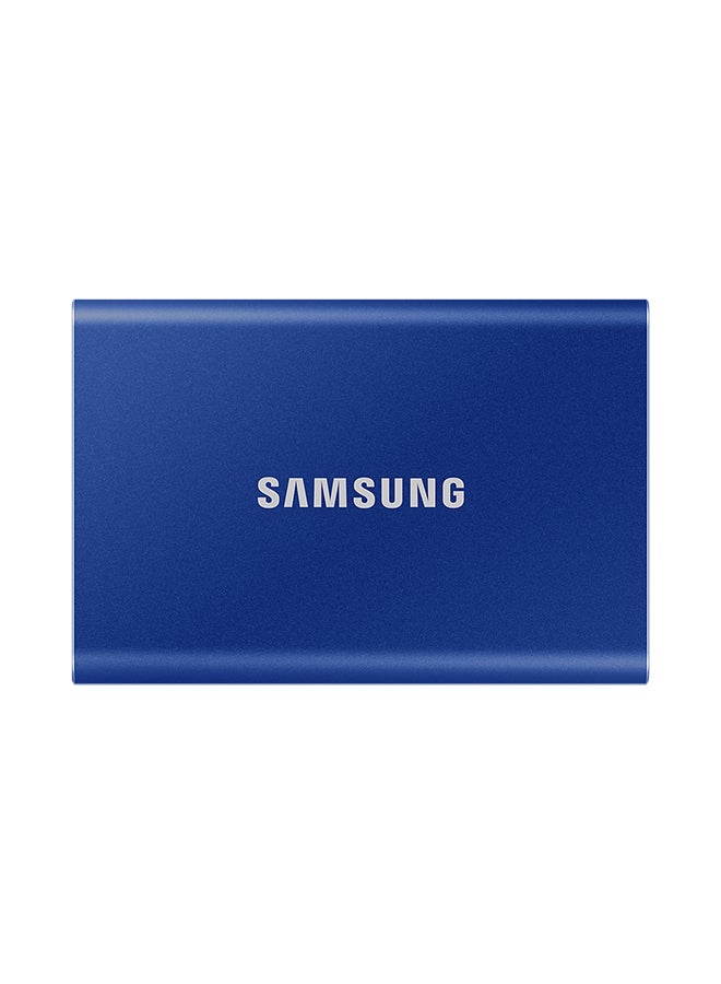 Samsung 1TB T7 USB 3.2 Gen.2 Portable SSD, Up to 1,050MB/sec Read & Up to 1,000 MB/sec Write Speeds, 256-Bit AES Hardware Encryption, PCIe NVMe Technology, Blue | MU-PC1T0H/WW 1 TB - Image 1