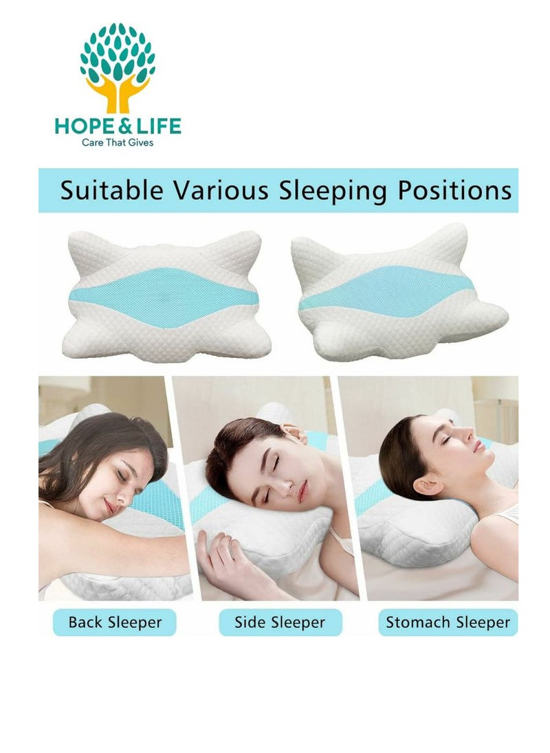 Hope And Life - Neck Circumference Support Pillow Works To Relax Muscles And Reduce Their Pain, 61*37*14 cm - Image 1