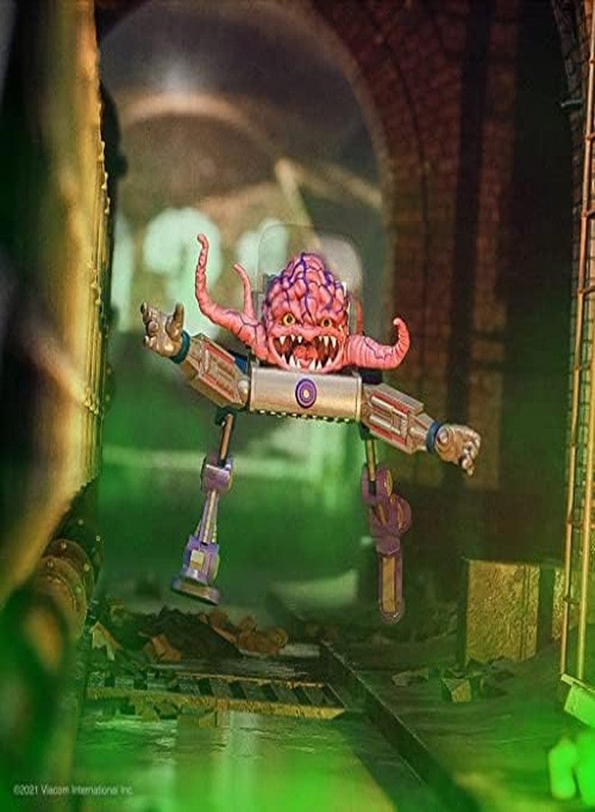 Super7 ULTIMATES! Teenage Mutant Ninja Turtles Krang - 7" TMNT Action Figure with Accessories Classic Cartoon Collectibles and Retro Toys - Image 5