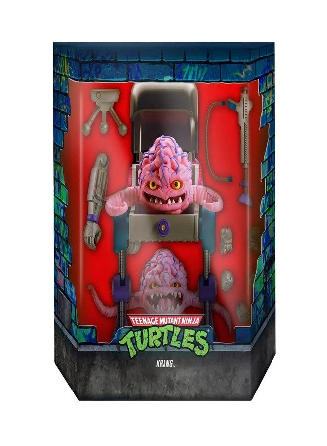 Super7 ULTIMATES! Teenage Mutant Ninja Turtles Krang - 7" TMNT Action Figure with Accessories Classic Cartoon Collectibles and Retro Toys - Image 2