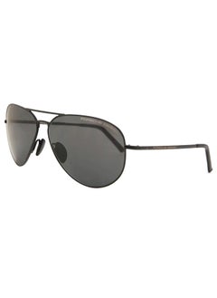 Porsche Design Men  Pilot Shape Sunglasses - P8508 D 60 - Lens Size: 60 mm  - Image 1