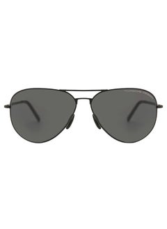 Porsche Design Men  Pilot Shape Sunglasses - P8508 D 60 - Lens Size: 60 mm  - Image 2