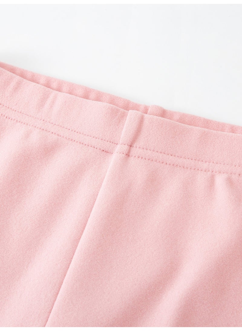mini bala Girls' Kid Soft Stretch Leggings, Comfortable, Breathable, Elastic Waist, Full Length, Casual Daily Wear Children's Tights - Image 3